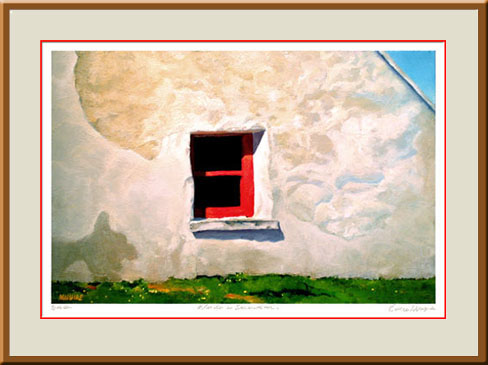 Irish Art - Window on Innishmore