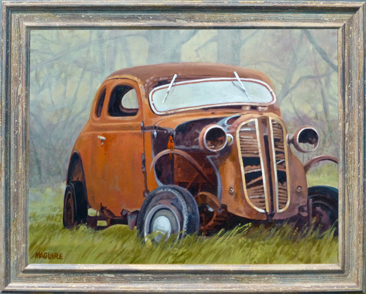 Berks County 1937 Dodge coupe rusted