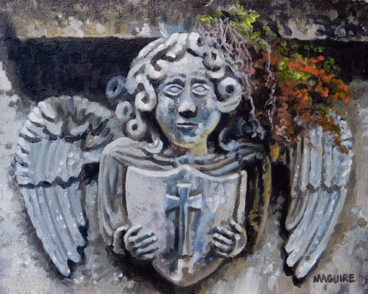 Black Abbey Angel Paintings of Ireland