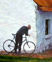 Irish cottage painting