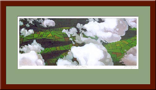Irish prints - County Limerick from Heaven