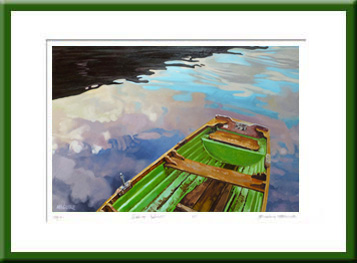 Finbar's rowboat Paintings of Ireland
