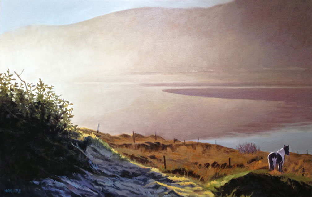 loughros beg morning painting of ireland