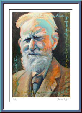 George Bernard Shaw Irish Writer print