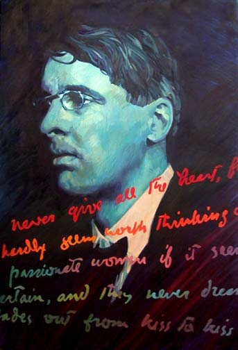 W. B. Yeats painting